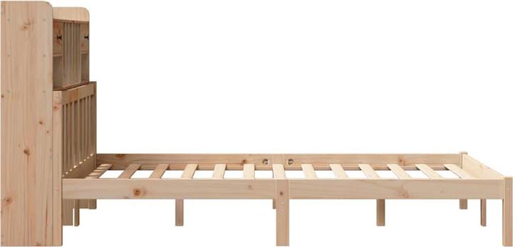 Produktbild vidaXL Bett mit Regal (135 x 190 cm)