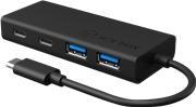 Actual product image Icy Box USB hub with USB Type-C® connection and PD port, IB-HUB1426-CPD (USB-C, 4 ports)