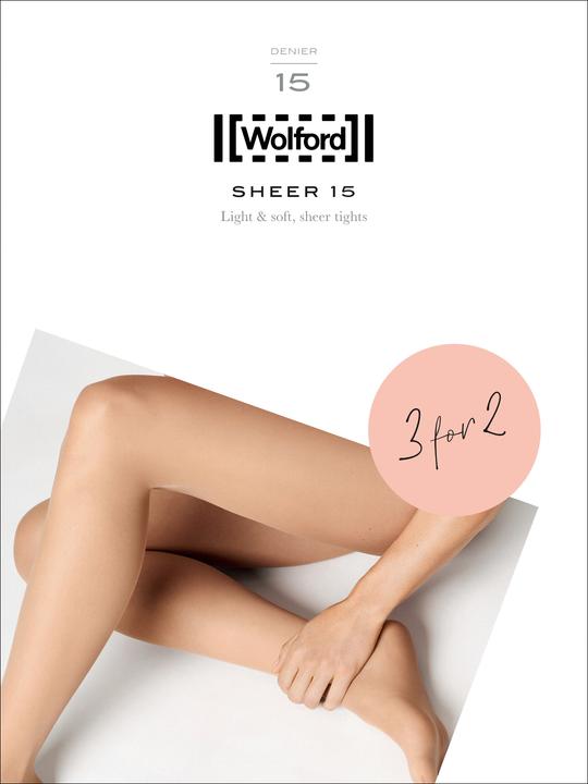 Actual product image Wolford Tights in a triple pack (15DEN, 34, XS)