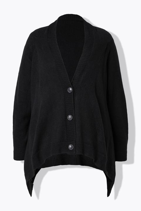 Produktbild Miamoda Strickjacke, Cape-Look, Knopfleiste, Langarm (60)