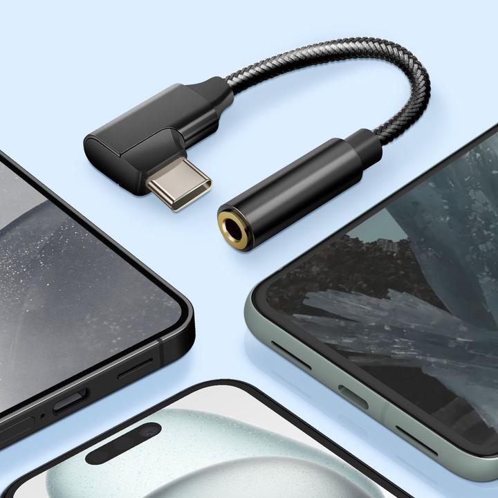 Produktbild Avizar USB-C / 3.5mm Klinke Audioadapter (USB Typ C, USB B)