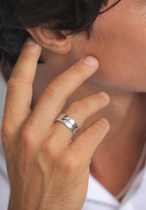 Image du produit Kuzzoi Bague en ruban, set de bagues (66, Argent 925)