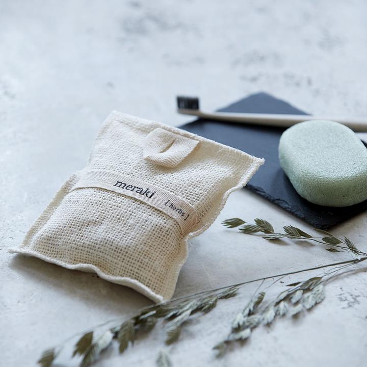 Actual product image Meraki Bath glove, Herbs