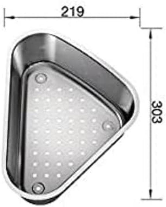 Blanco Roestvrijstalen kom (Spoelbak accessoires)