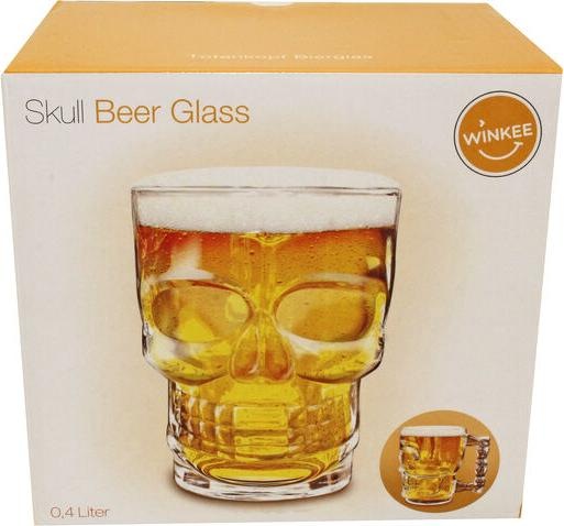 Actual product image Winkee Skull Beer Glass (0.40 l, 1 x)