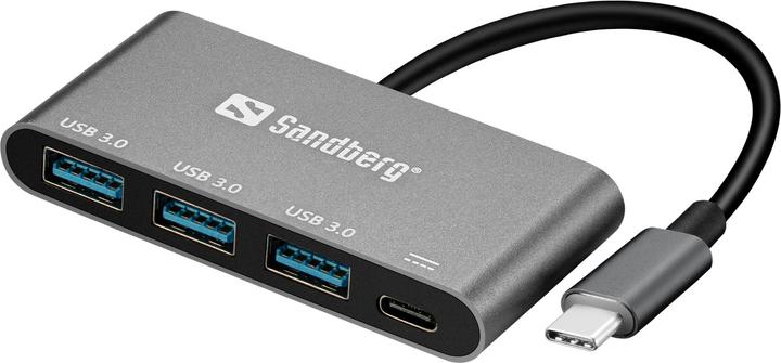 Actual product image Sandberg USB-C -> 3 x USB 3.0 Converter (USB-C, 3 ports)