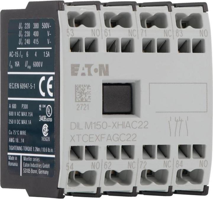 Actual product image Eaton Auxiliary switch module, 4-pole, Ith= 16 283465