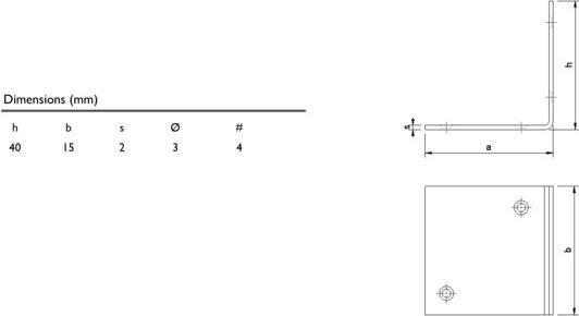 Produktbild Charmag Verstärkungswinkel (Verstärkungswinkel, 1 Stk.)