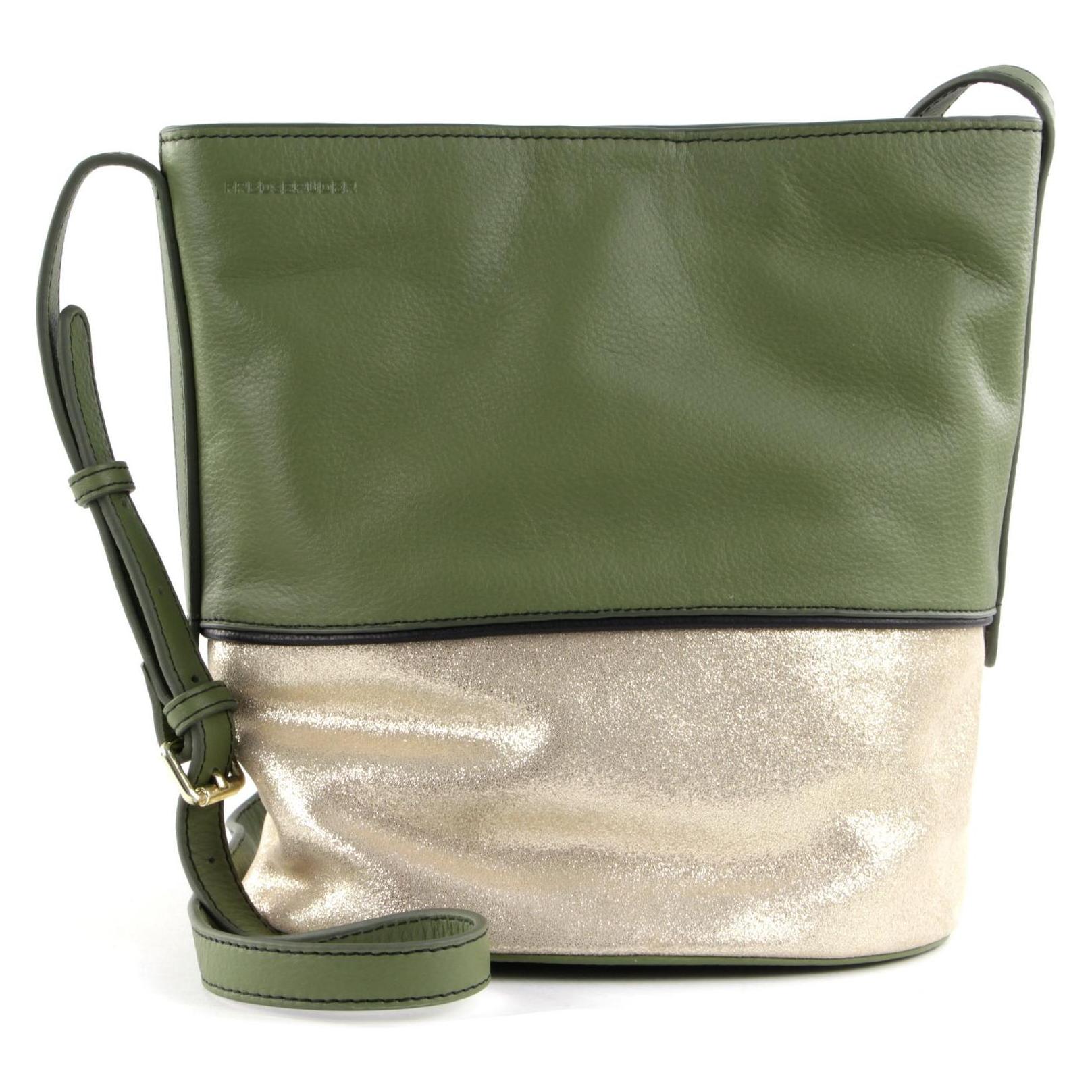 FredsBruder, Damen, Handtasche, Summer Sparkle Collection MyMyMy Bag, Mehrfarbig, Grün, Gold