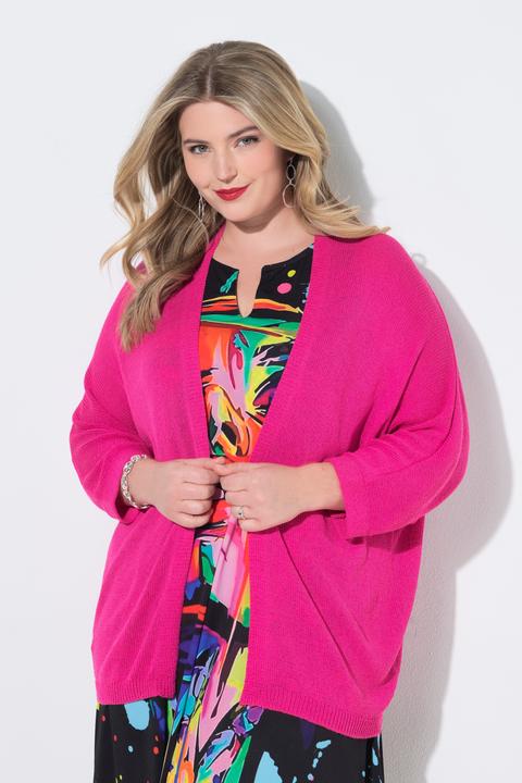 Produktbild Miamoda Strickjacke, offene Passform, 3/4-Fledermaus-Ärmel (42, 44)