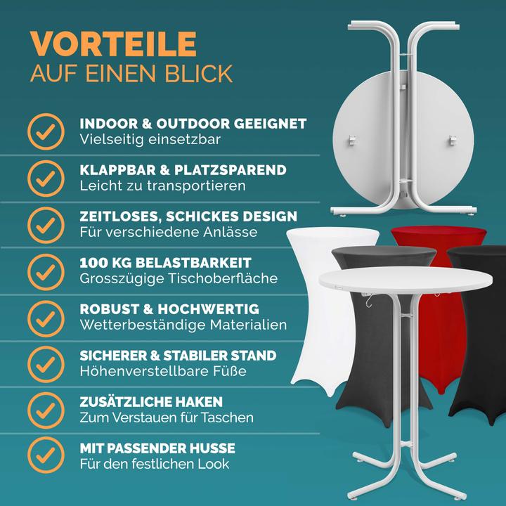 Actual product image Casaria Bar table with cover