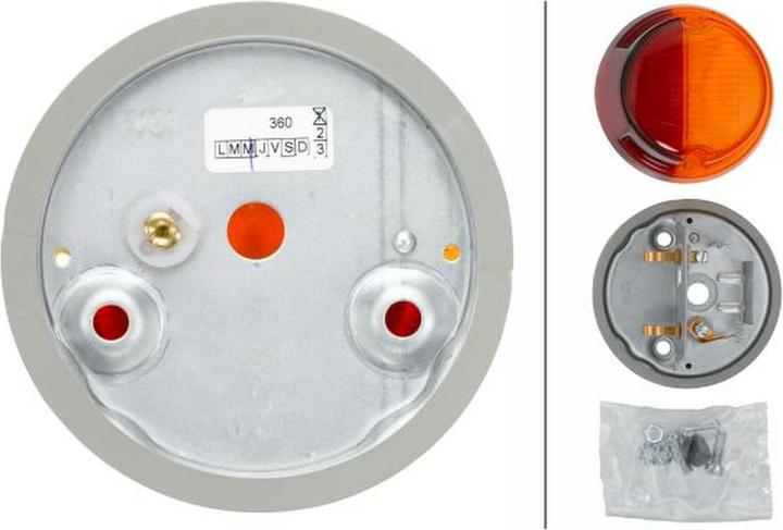 Immagine prodotto Hella 2 fanali posteriori alogeni per CASE IH DEMAG HOLDER LINDE MAN SCANIA STEYR