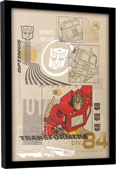 Transformers Gerahmtes Poster Autobot Roll Out (40 x 30 cm)