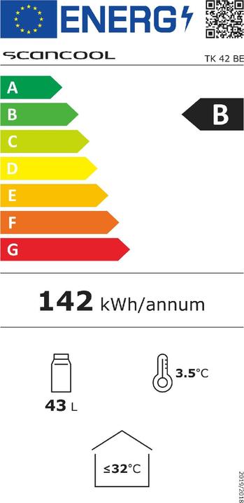 Energy Label Scandomestic TK 42 BE (40 l)