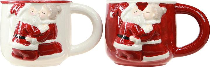 Image du produit Viana Weihnachtstassen Set mit Santa-Claus-Motiv 2er Set Rot Weiss (2 x)