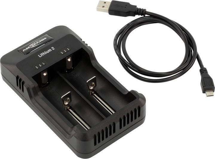 Immagine prodotto Ansmann litio 2 (10350, 10440, 13500, 14350, 18350, 21700, 22500, 26500, R14, Caricabatterie senza batteria)