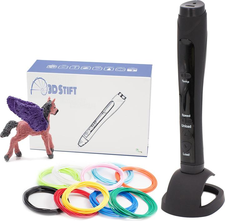 Produktbild KreativKids 3D Stift mit OLED Bildschirm (Schwarz)