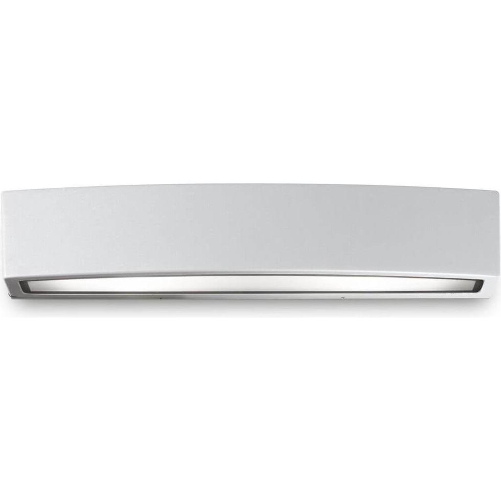 Ideal lux, Gartenbeleuchtung, ANDROMEDA Wandleuchte E27 2-fach dimmbar Grau IP55 163543 (E27, IP55)