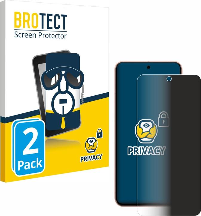 Produktbild BROTECT Sichtschutzfolie Anti-Spy Privacy Folie Blaulicht-Schutz (2 Stück, Google Pixel 8)