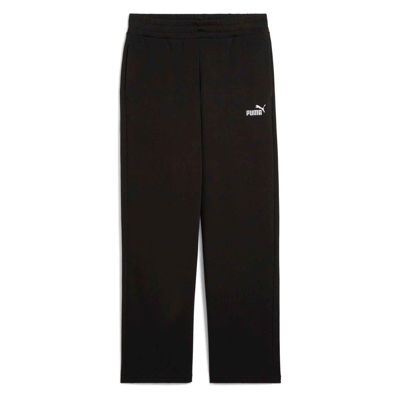 Puma, Vrouwen, Sportbroek, Ess Kleine No. 1 Logo Comfort Rechte Broek Tr Op (Xl), Zwart
