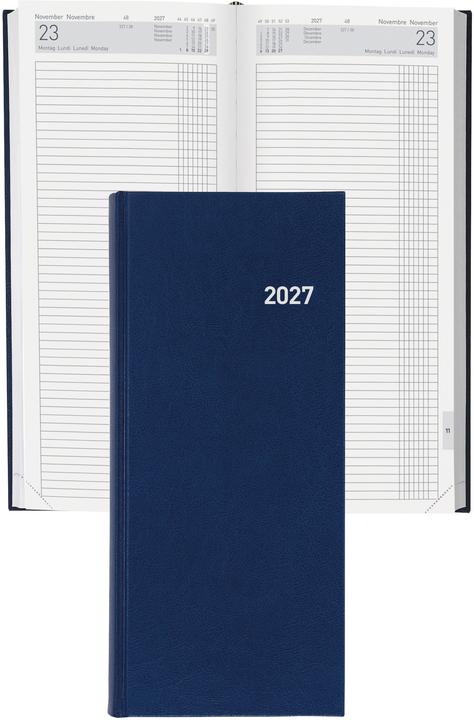 Biella Agenda business formato lungo Tower (A5, 1 giorno / 2 pagine)
