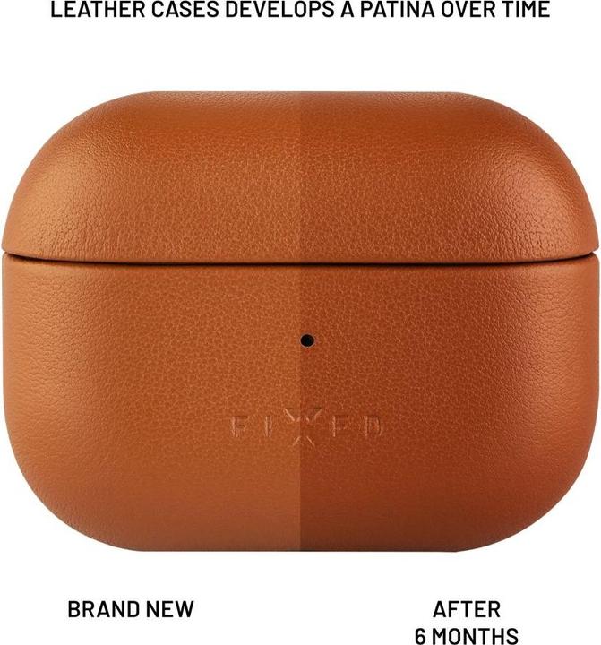 Image du produit Fixed PodsLeather pour Apple Airpods 3, marron (Manchon pour casque d'écoute)