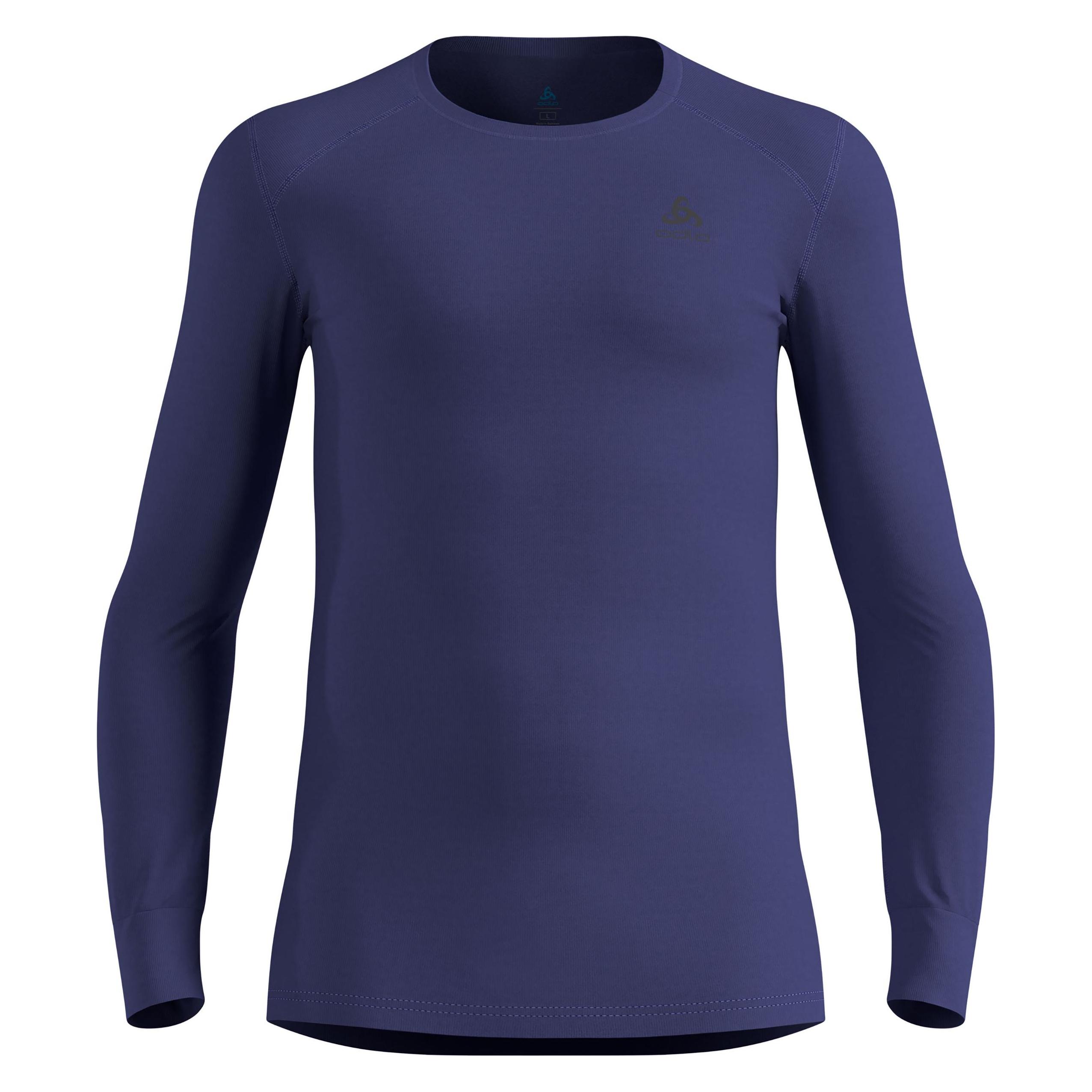 Odlo, Herren, Funktionsshirt, Active Warm Base Layer Langarmshirt (M), Blau, M