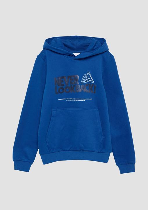 Produktbild s.Oliver Sweatshirt Wärmendes Kapuzen-Sweatshirt mit Frontprint (134)