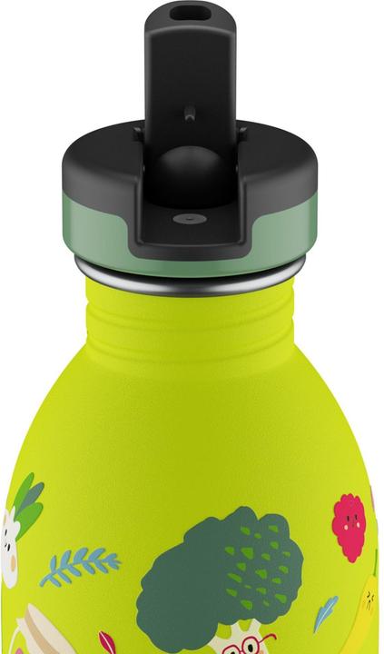 Actual product image 24 Bottles Trinkflasche Veggie Friends, 500 ml, Limettengrün (0.50 l)