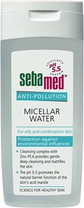 Produktbild Sebamed Anti-Pollution Micellar Water płyn micelarny do cery tłustej i mieszanej 200ml (Gesichtswasser, 200 ml)