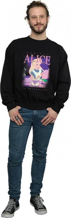 Actual product image Disney Mens Alice in Wonderland Montage Sweatshirt (L)