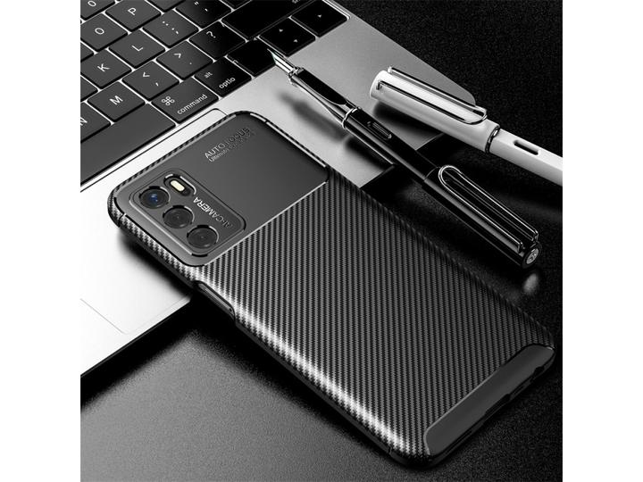 Produktbild Screenguard Oppo A16 Hülle Carbon Design TPU Case (Oppo A16)