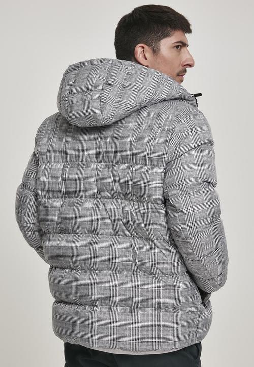 Produktbild Urban Classics Hooded Check Puffer Jacket (S)