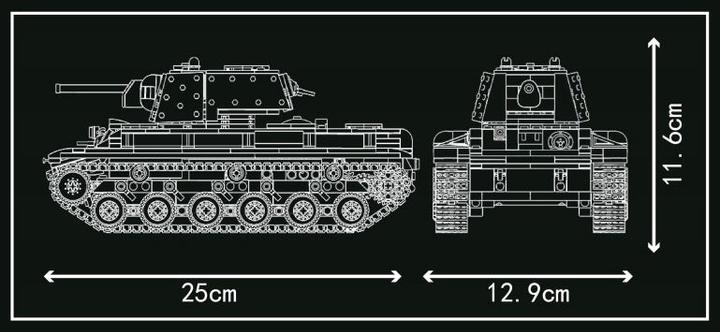 Image du produit Mould King 20025 - Char KV-1