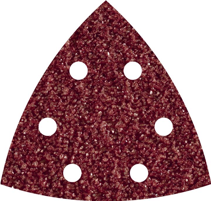 Produktbild wolfcraft 5 Haft-Schleifbl. Korund K60 Delta 95mm (60)