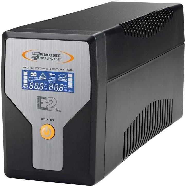 Infosec compatible E2 LCD 600, Router, Schwarz