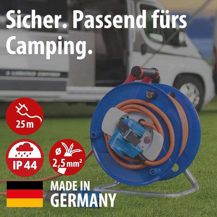 Image du produit Brennenstuhl Tambour de câble de camping (25 m, 2.50 mm²² mm)