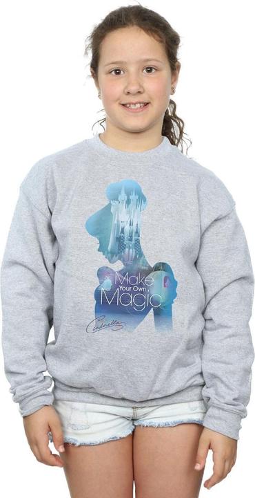 Produktbild Disney Princess Cinderella Filled Silhouette Sweatshirt Mädchen (152, 158)