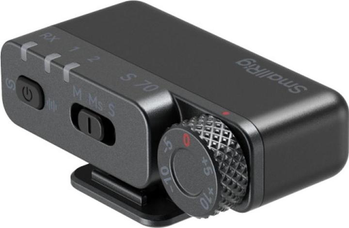 Actual product image SmallRig 5715 S70 Wireless Microphone with Multi-Device Compatibility (Black)