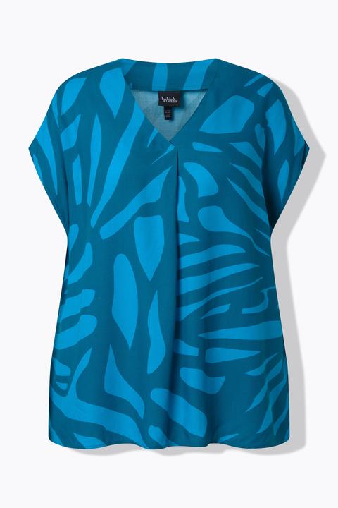 Produktbild Ulla Popken Tunika, Limetten, Oversized, V-Ausschnitt, Halbarm (46, 48)