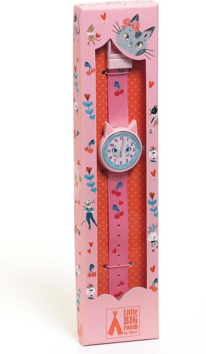 Productafbeelding Djeco Kat (Analoog horloge, 30 mm)