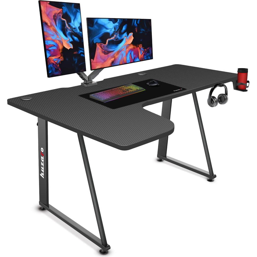 Huzaro Hero 7.7, Gaming Tisch, Schwarz