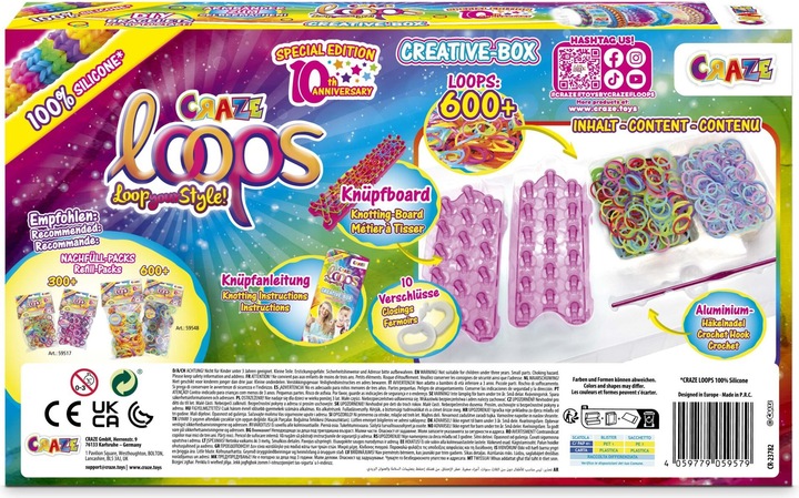 Productafbeelding Craze Loops - Creatieve doos 600 Loops