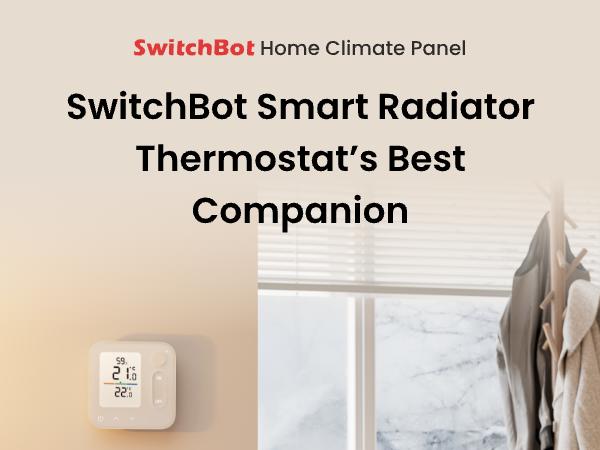 Actual product image SwitchBot Home Climate Panel weiss