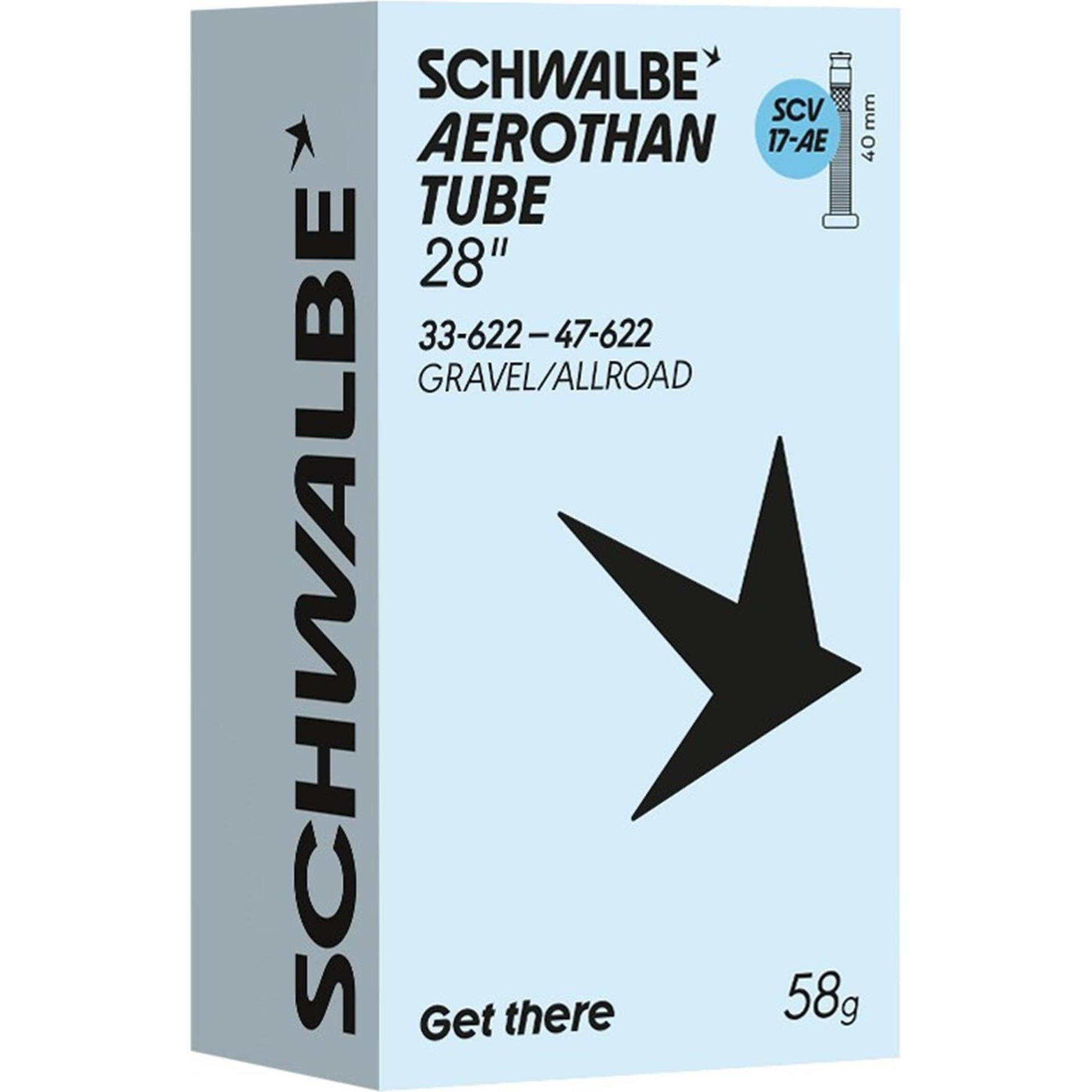 Schwalbe, Tubo per bici, (Presta (SV), 28", 40 mm)