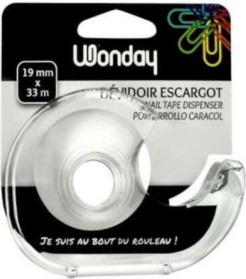 Produktbild Wonday Handabroller inkl. 1 Klebefilmrolle 19 mm x 33 m