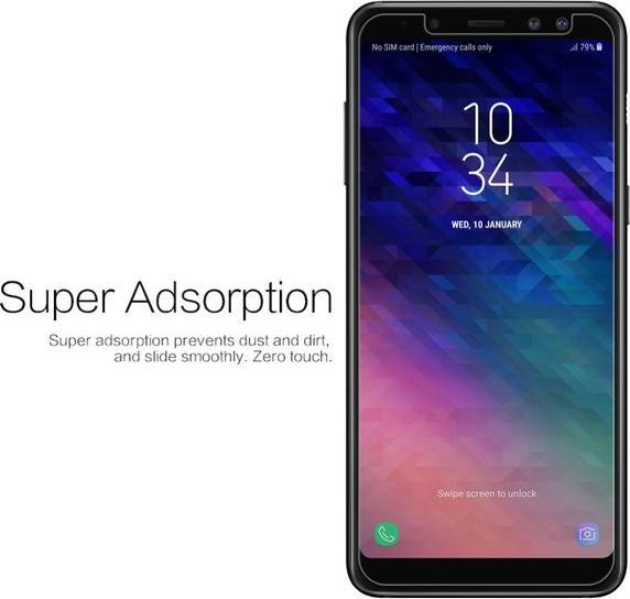 Actual product image Nillkin Super Clear Series (1 pcs., Samsung Galaxy A8 (2018))