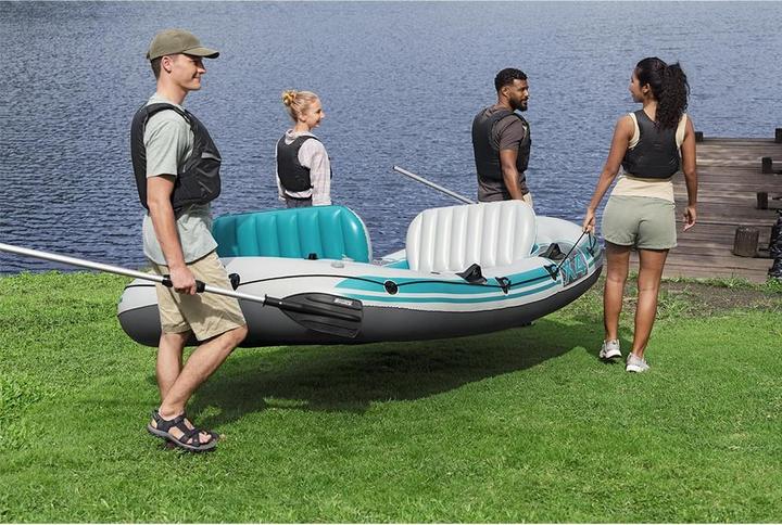Image du produit Bestway Hydro Force Canot gonflable X4 pour 4 personnes Adventure Elite 3,15 m (315 cm, 1 Personne)