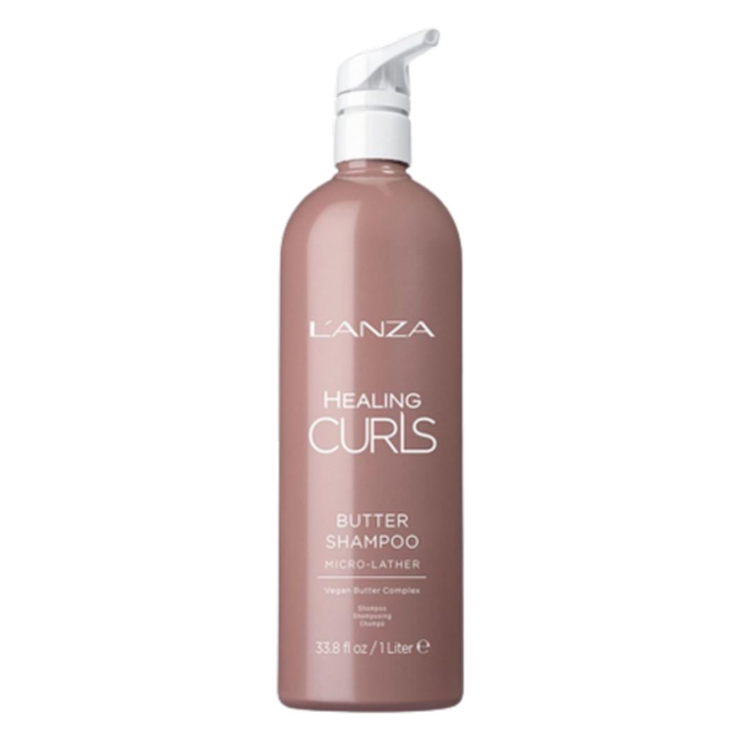 L'Anza, Shampoo + Conditioner, Healing Curls Butter Shampoo Voor Krullend Haar 33.8 Fl Oz (Vloeibare Shampoo)