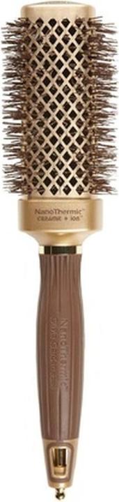 Actual product image Olivia Garden NanoThermic Ceramic Ion Square Shaper Thermal Hair Brush 1.5 Inch